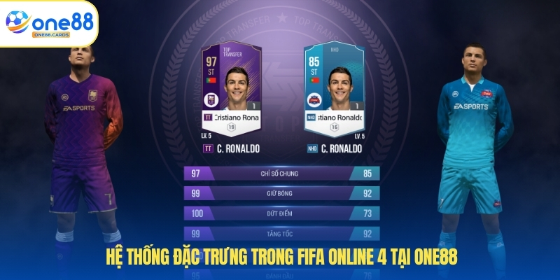Fifa Online 4 - Bí Quyết Chinh Phục Đỉnh Cao Tại ONE88 2 Hệ thống đặc trưng trong fifa online 4 tại ONE88.