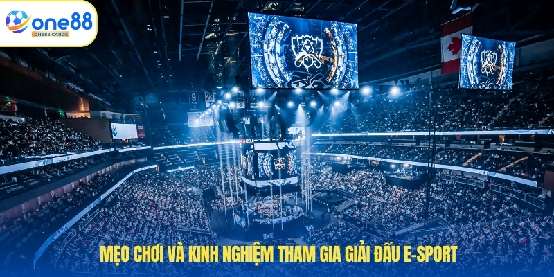 Mẹo chơi và kinh nghiệm tham gia giải đấu E-sport.